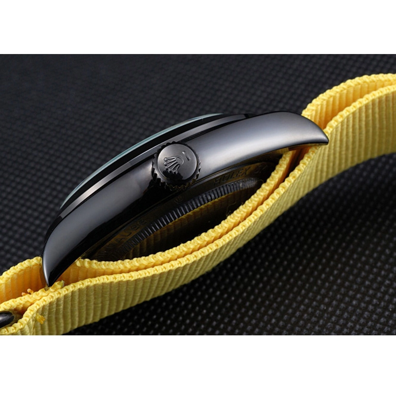 Rolex copies cheap 621999 Strap Nylon Rolex Bamford Yellow Milgauss 0530